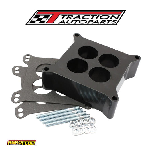 Carburettor Phenolic 2" 4 Holespacer Black 4150 Carby
