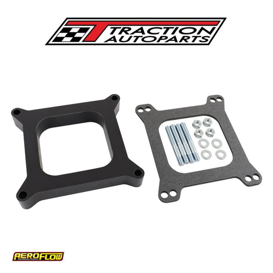 Carburettor Phenolic 1" Open Spacer Black 4150 Carby