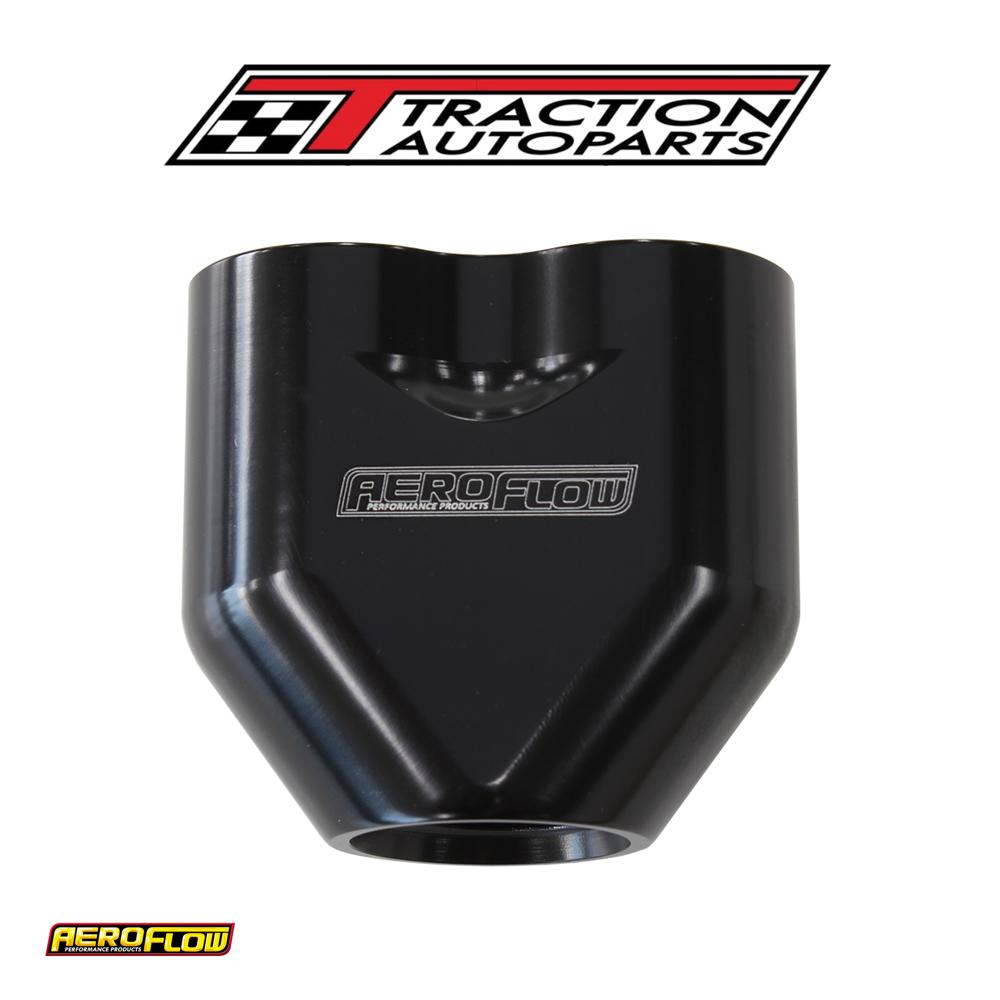 Aeroflow -10 an To 2 x-8 an Female Orb U Block Black Af 455-10-08 blk