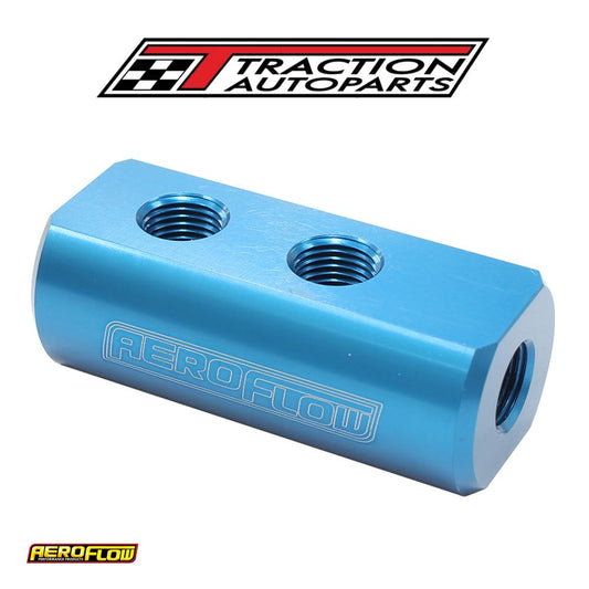 Compact Distribution Block 1 In, 4 Out All Ports 1/8" Npt