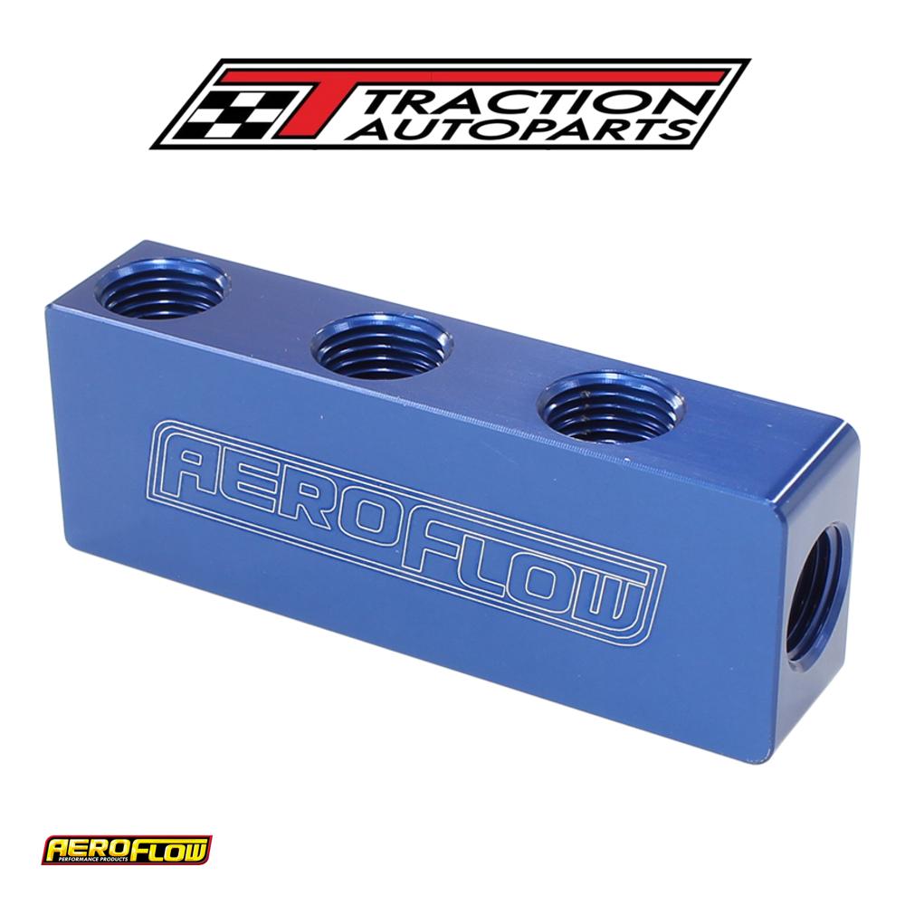 Compact Distribution Block 1 In, 6 Out All Ports 1/8" Npt