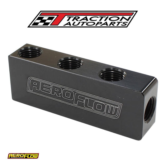 Compact Distribution Block 1 In, 6 Out All Ports 1/8" Npt