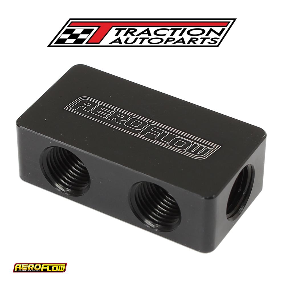 Compact Distribution Block 2 In, 4 Out All Ports 1/8" Npt