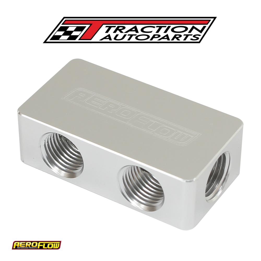 Compact Distribution Block 2 In, 4 Out All Ports 1/8" Npt