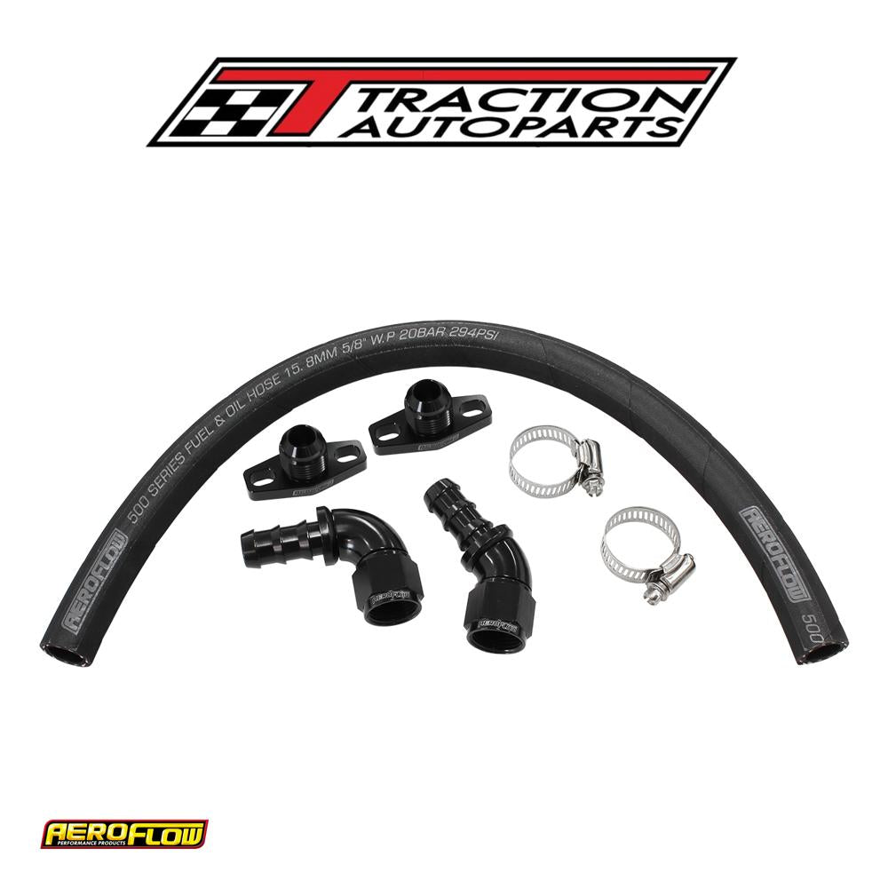 Ford Xr 6 Turbo Drain Kit Ba Bf Fg Standard Gt 35 Turbo Barra Aeroflow - Af 463-20