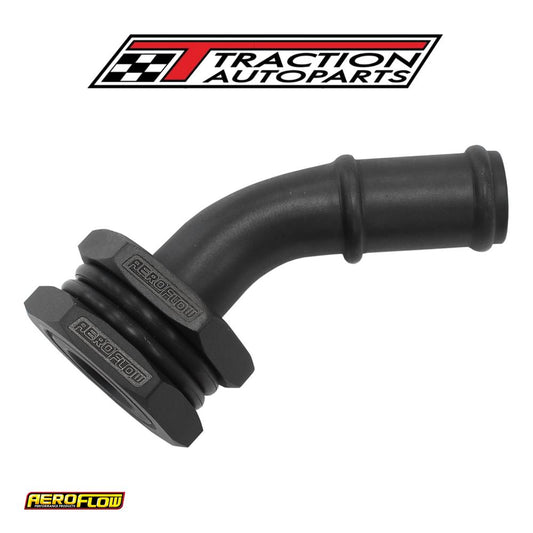 Bulkhead 45 Turbo Drain 5/8 Barb Oil Pan Sump Adapter