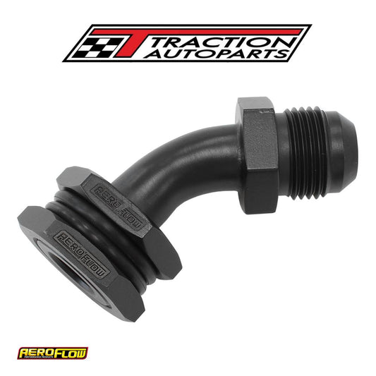 Bulkhead 45 Turbo Drain -10 an Male Oil Pan Sump Adapter