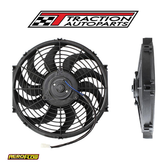 12" Curved Blade Electric Fan Reversible 1400 cfm