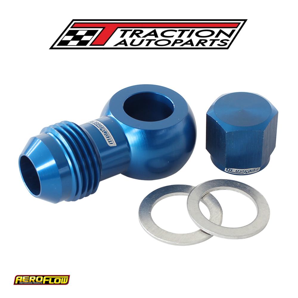 Aeroflow / Bosch Fuel Pump Banjo Kit To -8 an Inc Washers