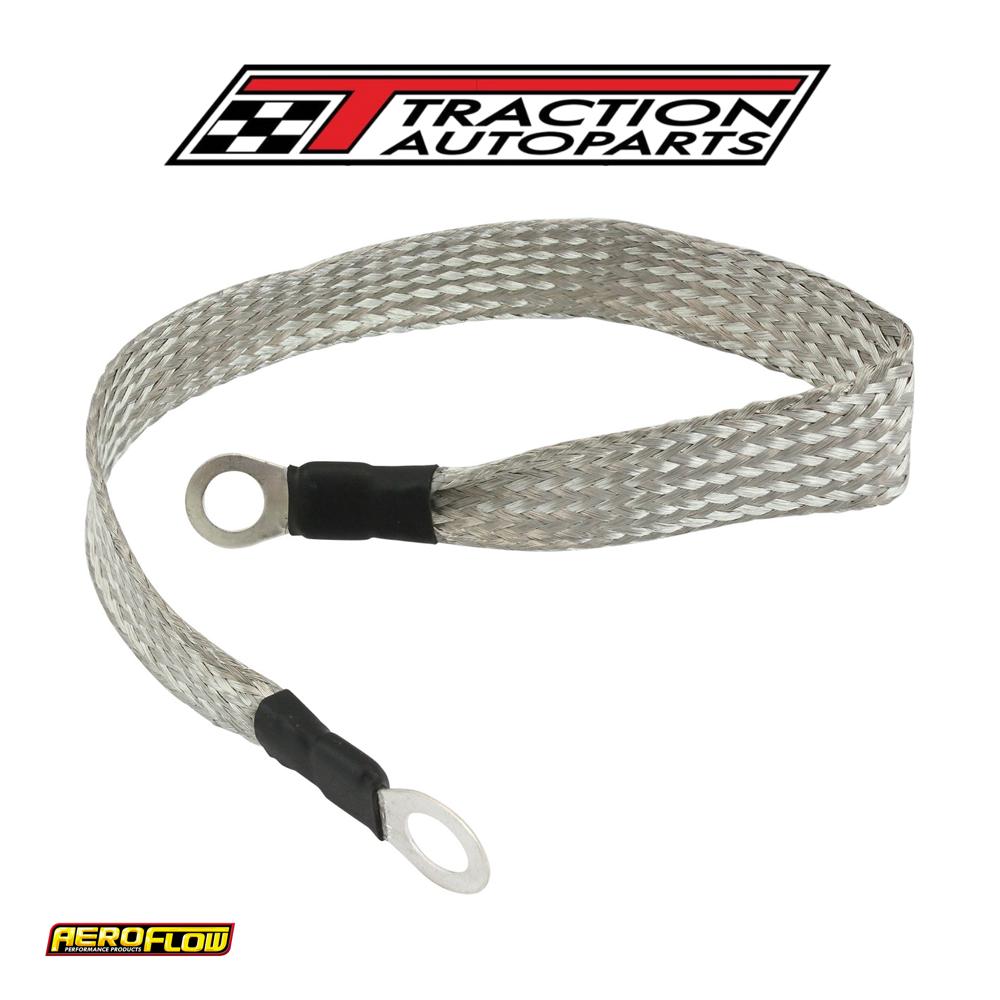 Earth Strap 400 mm Long Ground Alternator 5/16" 3/8" Eyelet