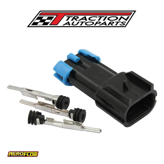 Delphi 40 mm Fuel Pump Male Plug Pins Walbro 525 450 2 Pin