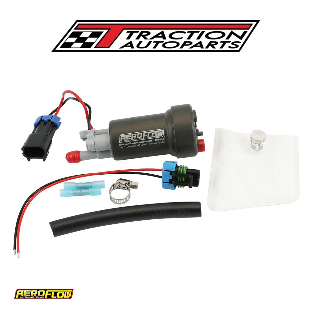450 lph E 85 Hi Flow Fuel Pump Uni Intank With Check Valve Walbro Aeroflow - Af 49-1242