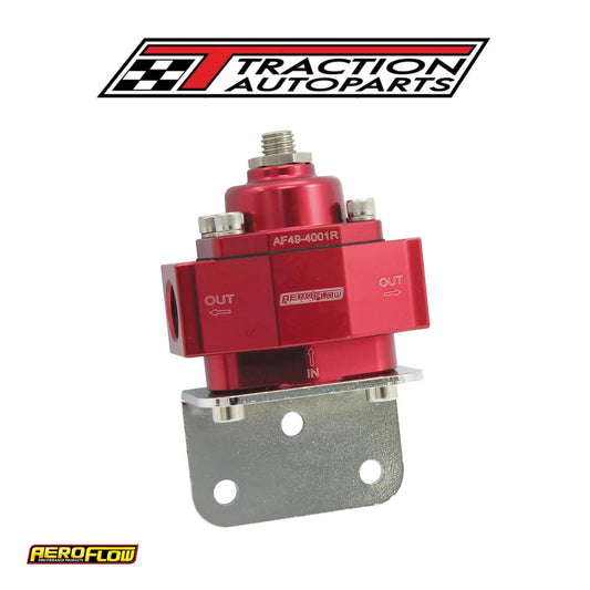 Red Style Reg 1-11 Psi Adjustabillet 1 in 2 Out 3/8 Npt Port