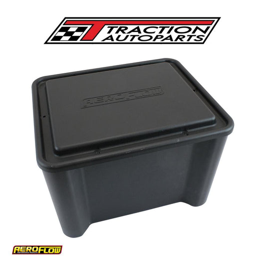 Sealed Battery Box Black ID 266 mm X 209 mm X 215 mm