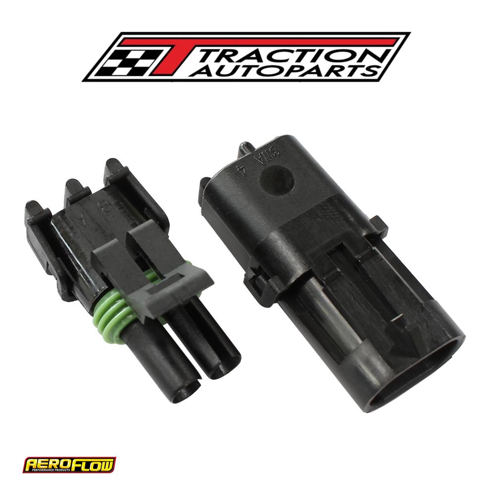 Weatherpack 2 Pin Connector Male/female, Pins & Seals