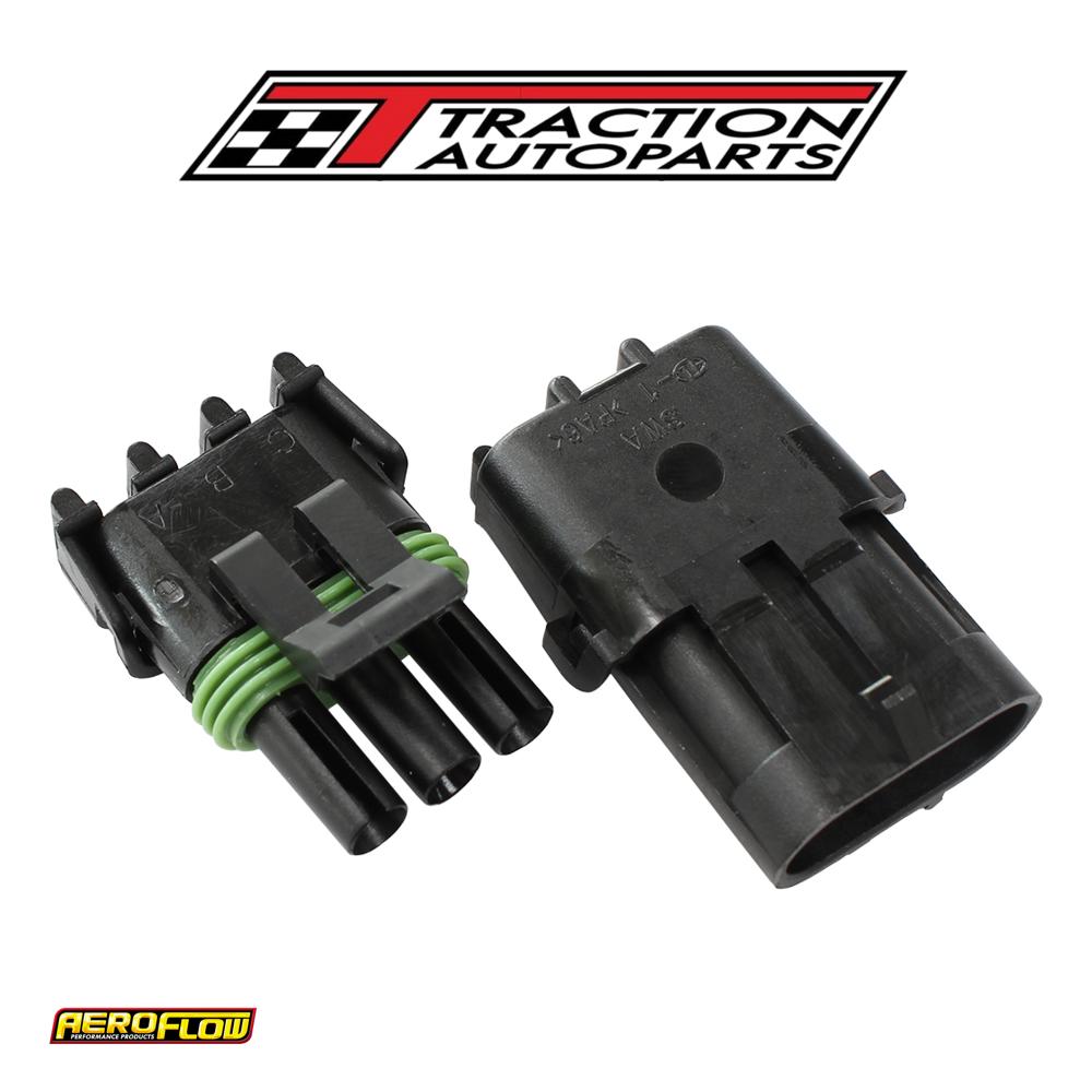 Weatherpack 3 Pin Connector Male/female, Pins & Seals