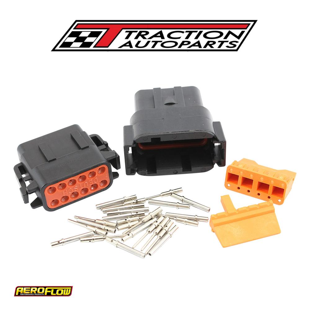 Weathertight Dtm 12 Pin Black Connector Kit Deutsch Dtm Styl