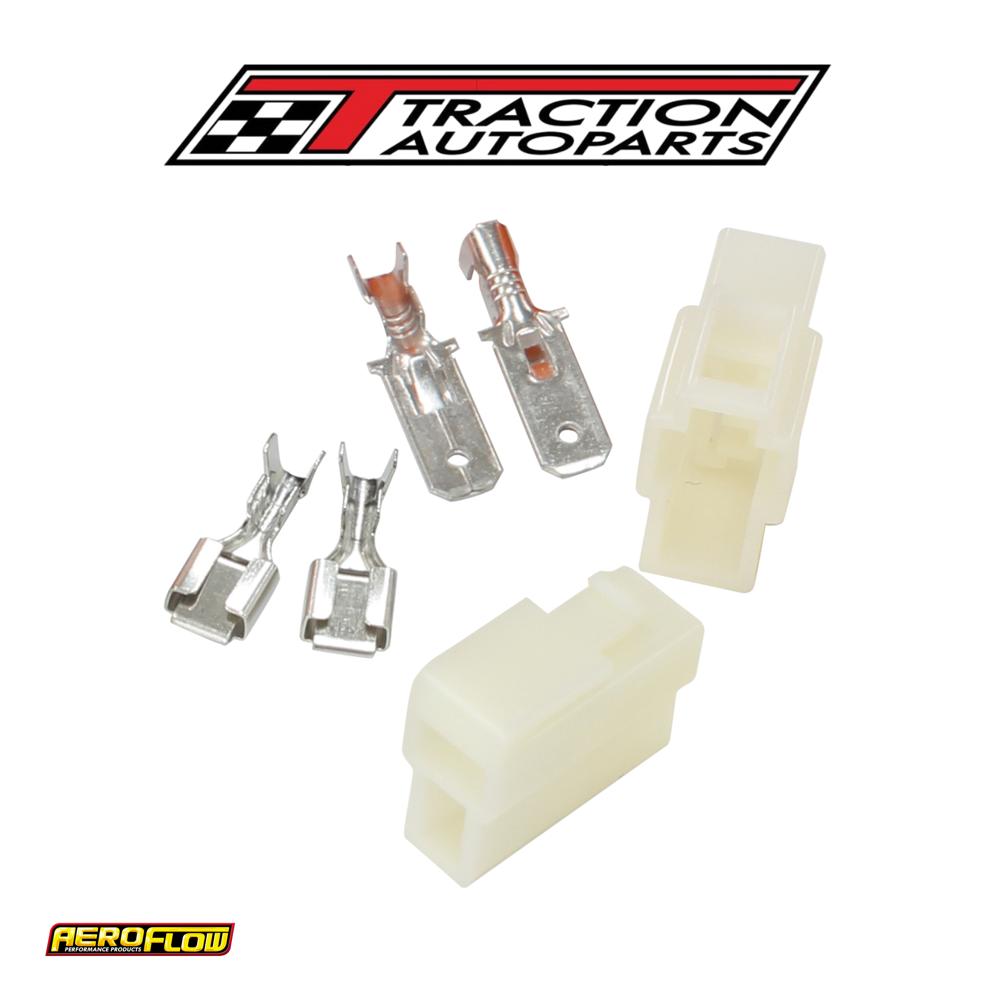 2 Pin Electrical Connector Automotive Spade Style