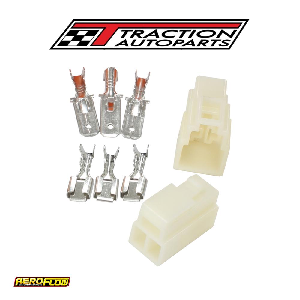 3 Pin Electrical Connector Automotive Spade Style