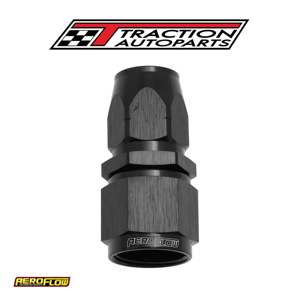 Stepped Straight End -8 Hose To -10 an Reducer Hose End Blac