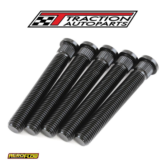 M 12 X 1.50 mm Wheel Studs 0.505 knurl 82.5 mm Uhl 5 Pack Holdengm Aeroflow - Af 5071-1003