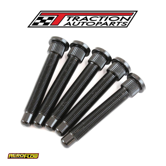 1/2-20" Wheel Studs 0.629" Knurl 88.8 mm Uhl 5 Pack Ford