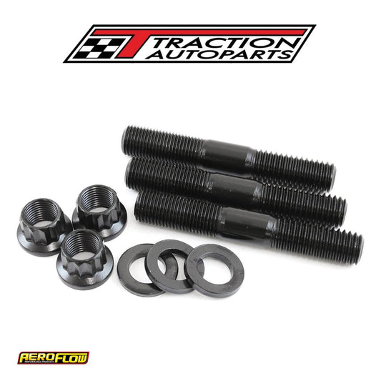 Ford 9" Carrier Bearing Stud Kit 8740 Black Bolts Nuts