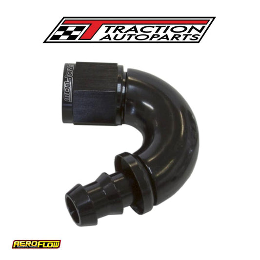 -12 an 150 Deg Full Flow Push Lblack Full Flow Push Lock