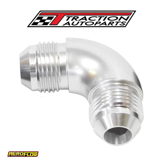 -16 an 90 Deg Male Flare Union Silver Full Flow No Restrictio