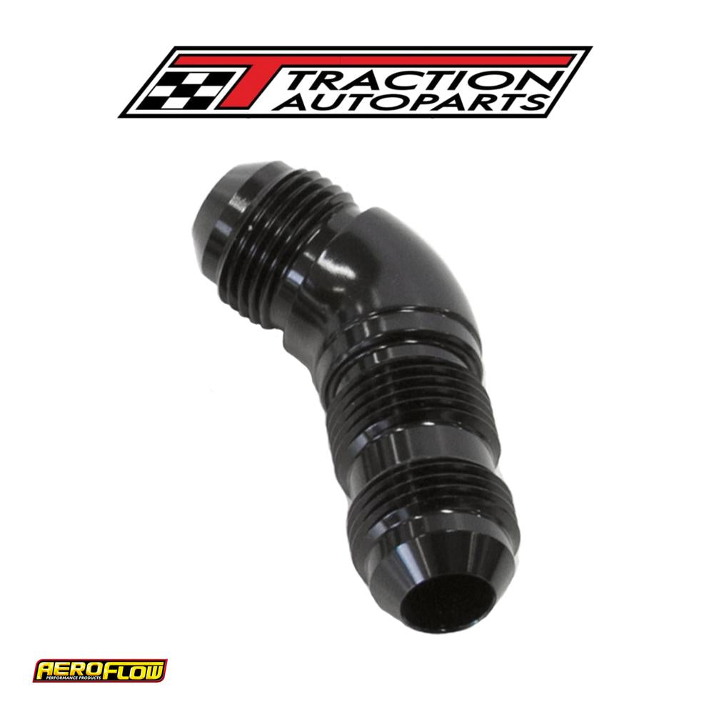 45 Deg Bulkhead -16 an Ful Flowblack No Retrictio Nut Seperat