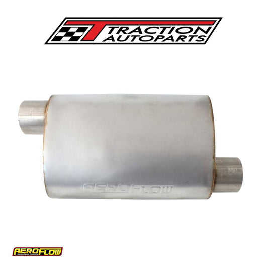 4" Offset / Offset Muffler 22" Length, 11.77" W, 6" H