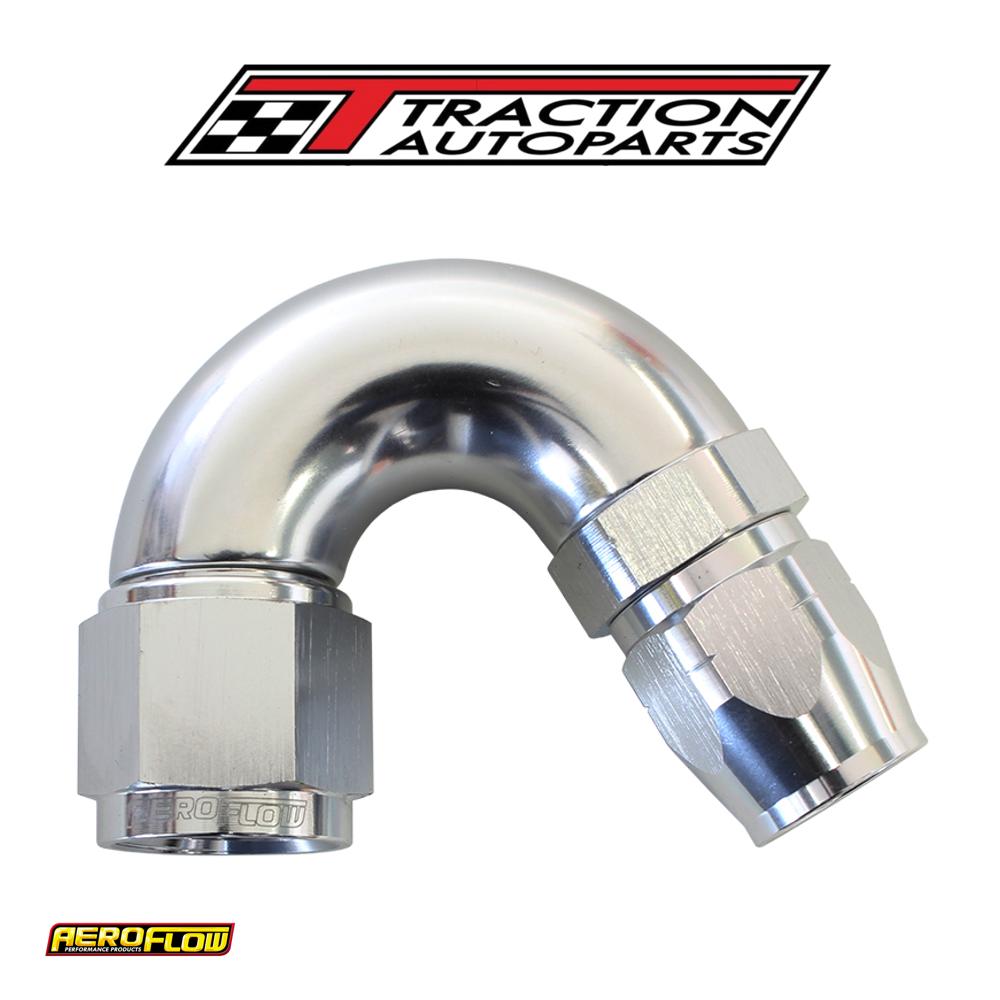 Stepped 150 Deg hose end -8 Hosto -10 an Reducer Hose End Silv