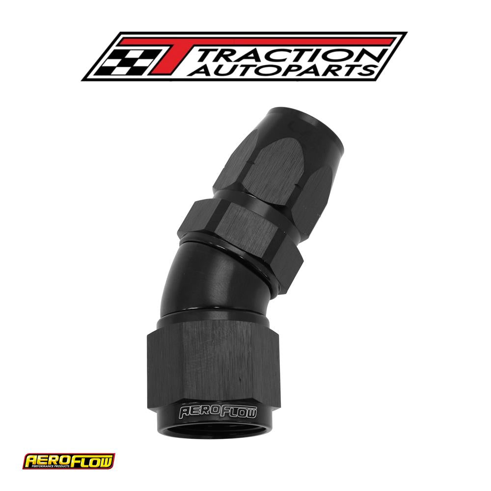 Alloy 30 Deg Hose End -8 Hose To -10 an Reducer Hose End Blac