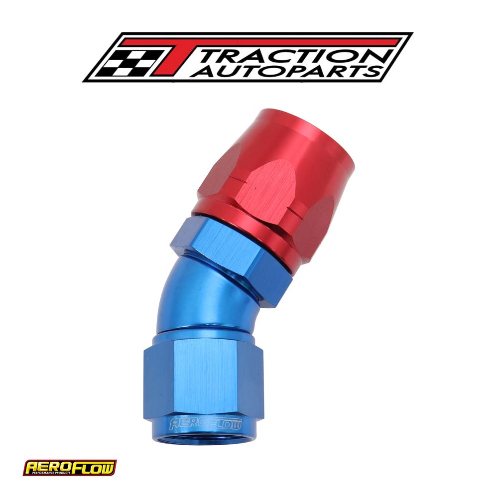 Alloy 30 Deg Hose End -12 Hoseto -10 an Expander Hose End Blu