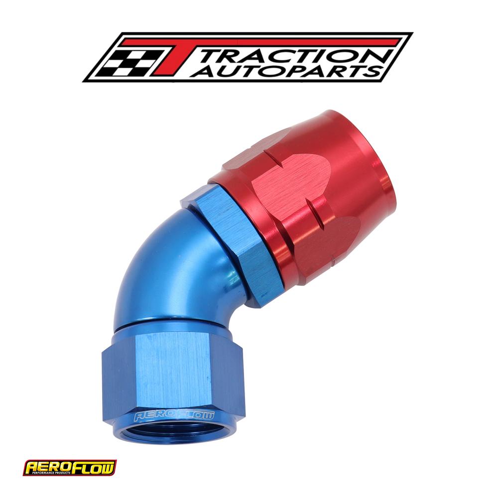 Alloy 60 Deg Hose End -16 Hoseto -12 an Expander Hose End Blu