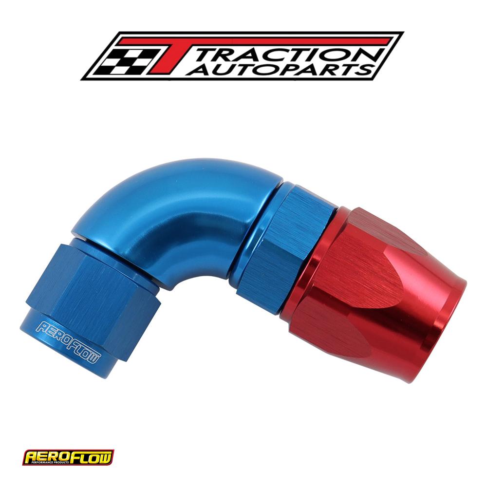 Stepped 90 Degree End -8 Hose To -6 an Expander Hose End Blueteflon Af 573-08-06 d