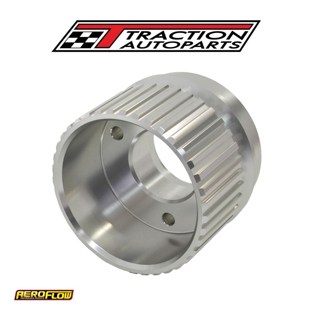 Chev Long Crank Gilmer Pulley Anodised Silver Sbc/bbc