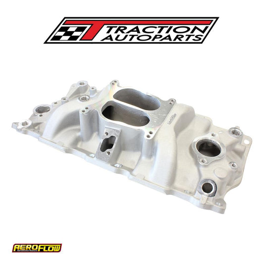 Sbc Classic Intake Manifold Dual Plane Chev 350 Natural