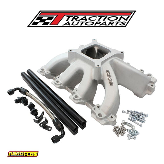 Gm Ls Carby Intake Manifold Cathedral Hi Rise Efi Ls 1 Ls 2 Natural Aeroflow - Af 6050-5001