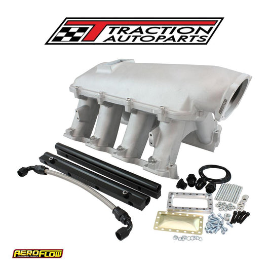 Gm Ls Modular Intake Manifold Rectangle Port Hi Rise Efi Natural Aeroflow - Af 6063-6001