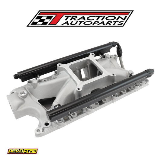 Sbf Efi Air Gap Intake Manifolsingle Plane Windsor Natural Ford 302 - Af 6090-2000