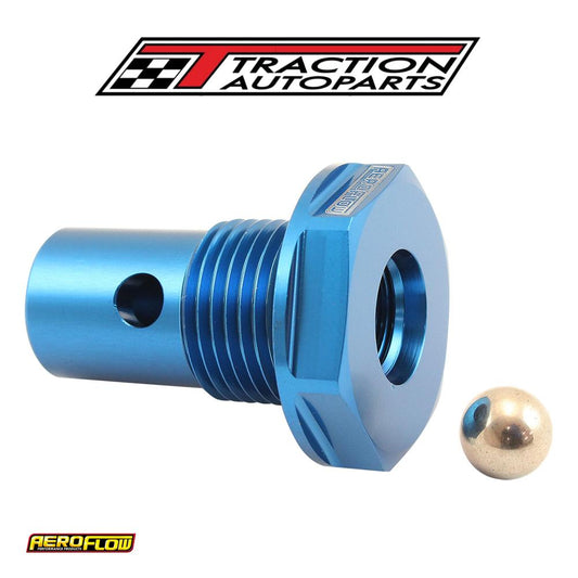 -10 orb To -6 orb Roll Over Valve Blue