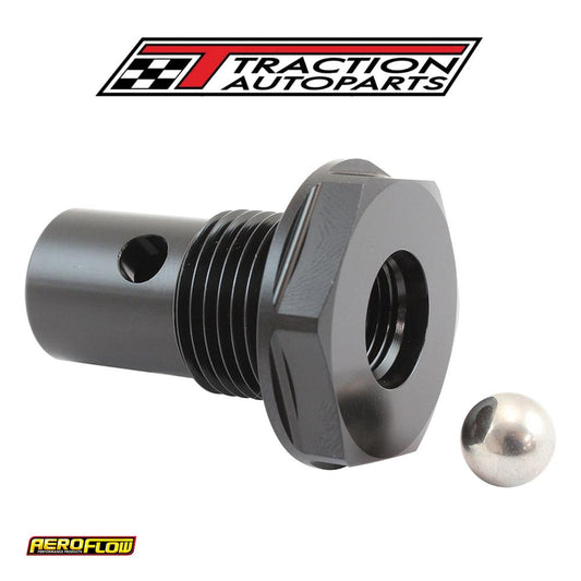 -10 orb To -6 orb Roll Over Valve Black