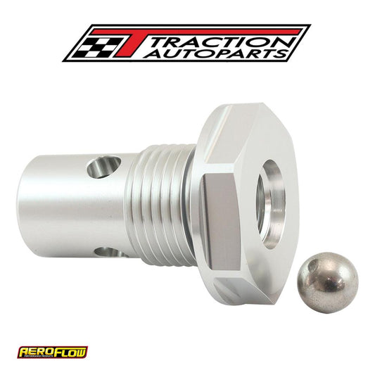 -10 orb To -6 orb Roll Over Valve Silver