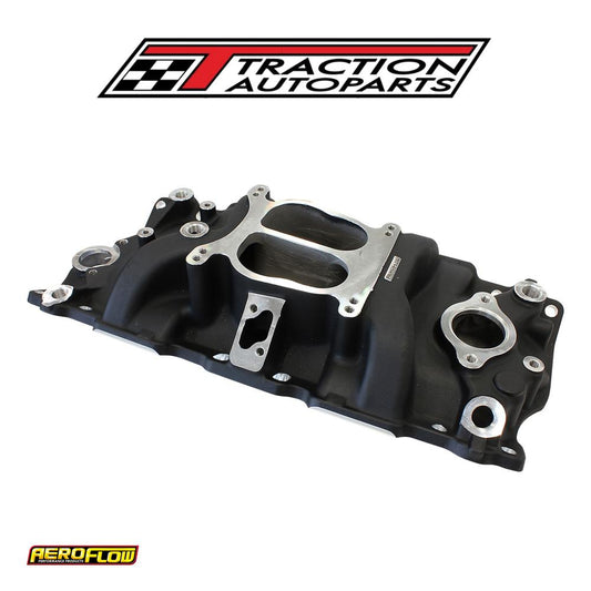 Sbc Classic Intake Manifold Dual Plane Chev 350 Black