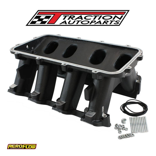 Hi Rise Non Efi Gm Ls Base Modular Intake Mani Rectangle Port Black Af 6279-6002