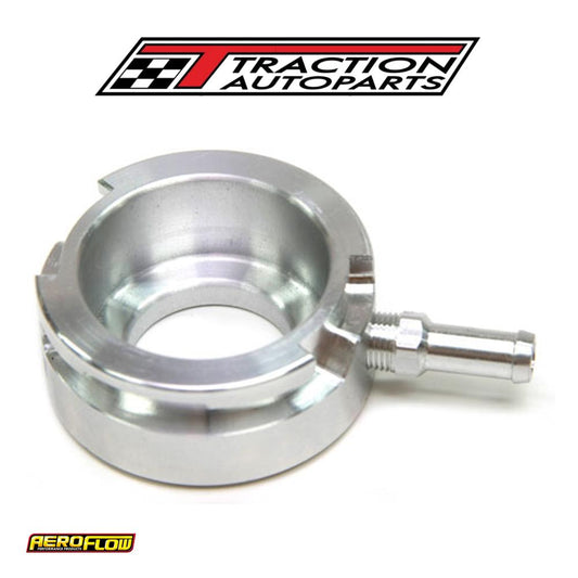 Billet Radiator Neck Weld On Raw Finish Large Cap 42 mm ID