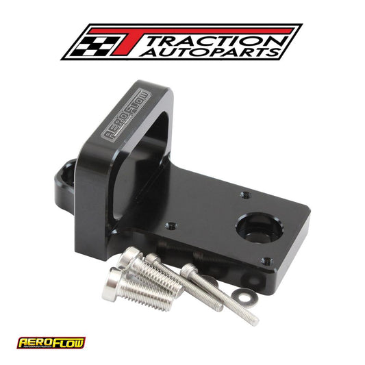 4 Port Boost Solenoid Mountingholder Bracket Black Mac Valve Aeroflow- Af 64-1236