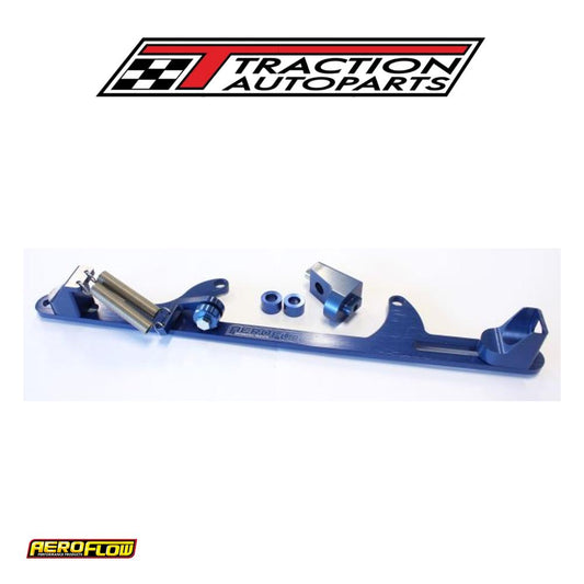 Billet Throttle Cable Bracket Blue Suits 4500 Style