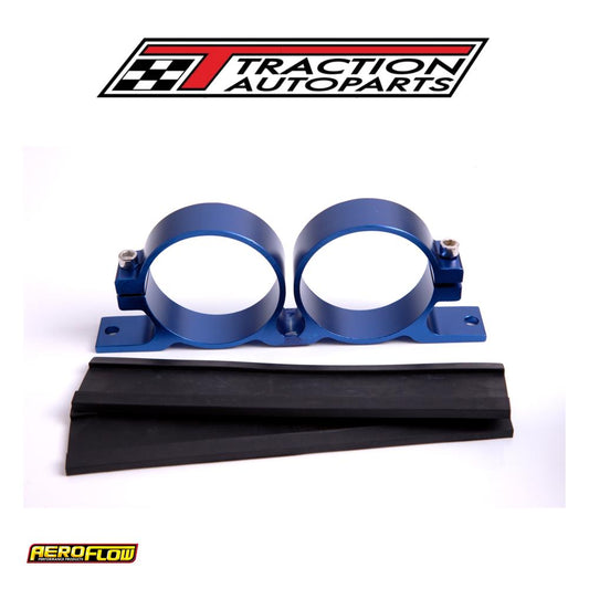 Billet Fuel Pump Bracket Boschblue Dual Suits All Bosch